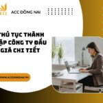 Thủ tục thành lập công ty đấu giá chi tiết