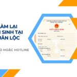 Dịch vụ làm lại giấy khai sinh tại huyện Xuân Lộc