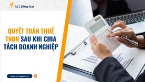 Quyết toán thuế TNDN sau khi chia tách doanh nghiệp