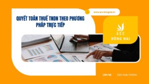 Quyết toán thuế TNDN theo phương pháp trực tiếp