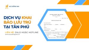 Dịch vụ Khai báo lưu trú tại Tân Phú