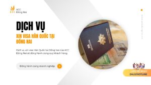 Dịch vụ xin visa Hàn Quốc tại Đồng Nai