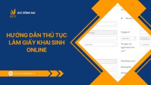 Hướng dẫn thủ tục làm giấy khai sinh online