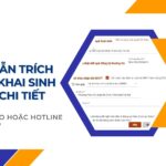 Hướng dẫn trích lục giấy khai sinh online chi tiết