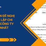 Mẫu đơn đề nghị thành lập chi nhánh công ty mới nhất