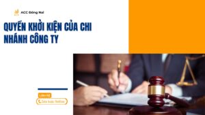 Quyền khởi kiện của chi nhánh công ty