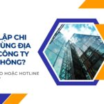 Thành lập chi nhánh cùng địa chỉ với công ty được không