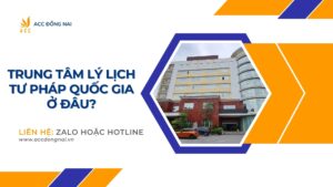 Trung tâm lý lịch tư pháp quốc gia ở đâu