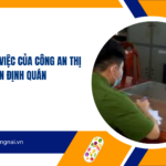 Địa chủ làm việc của Công An thị trấn Định Quán