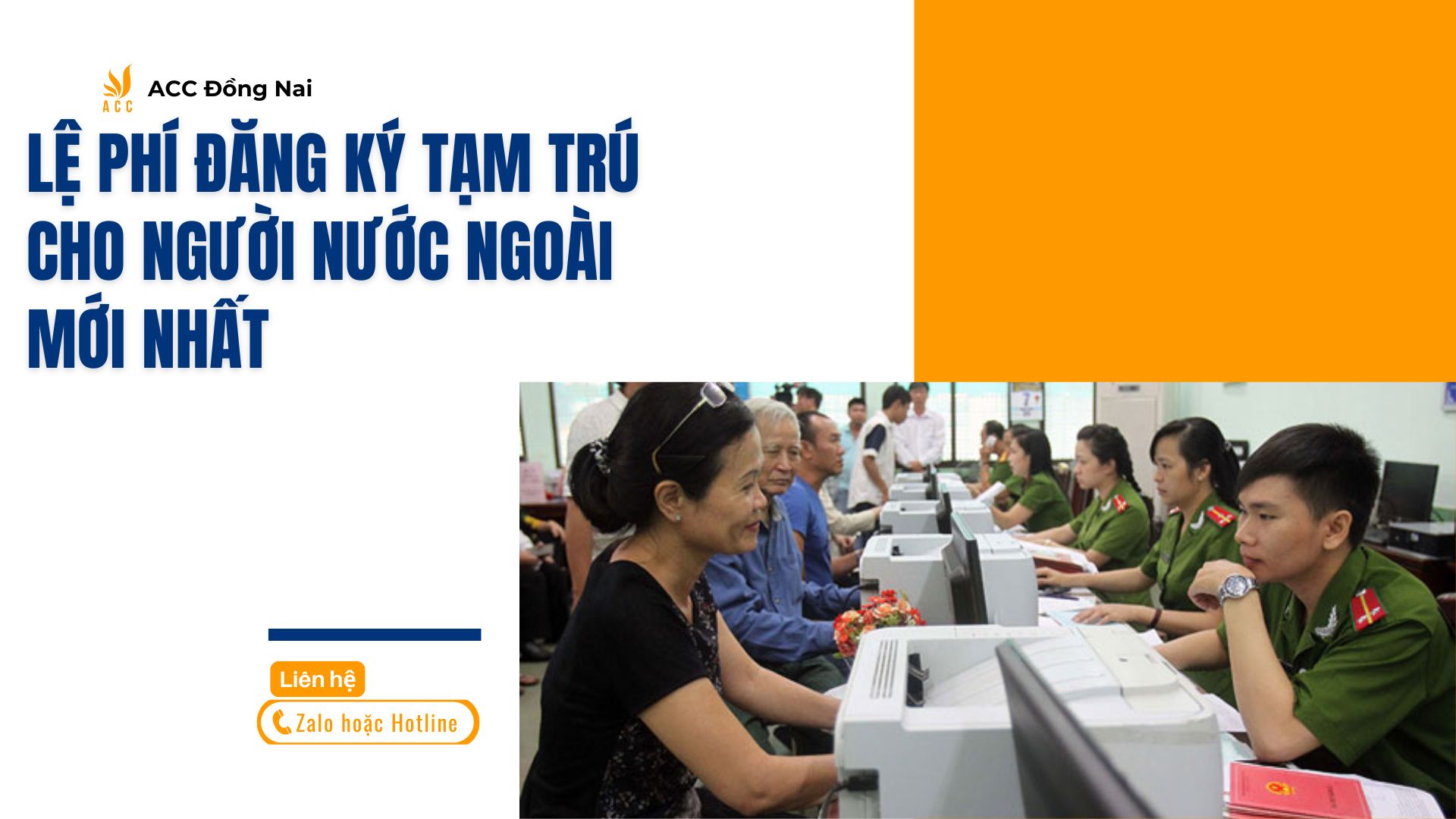 Lệ phí đăng ký tạm trú cho người nước ngoài mới nhất