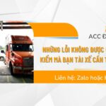 Những lỗi không được đăng kiểm mà bạn tài xế cần tránh