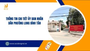 Thông tin chi tiết Ủy ban nhân dân phường Long Bình Tân