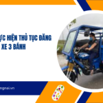 Các bước thực hiện thủ tục đăng ký xe 3 bánh