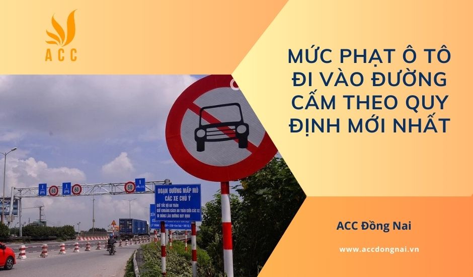 Mức phạt ô tô đi vào đường cấm theo quy định mới nhất