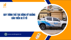 Quy trình thủ tục đăng ký quảng cáo trên xe ô tô