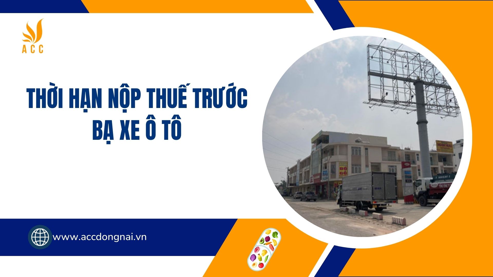 Thời hạn nộp thuế trước bạ xe ô tô