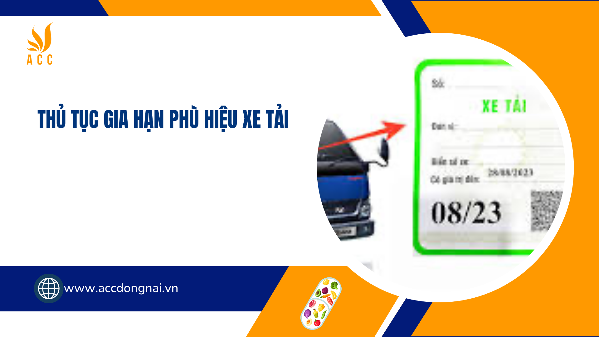 Thủ tục gia hạn phù hiệu xe tải