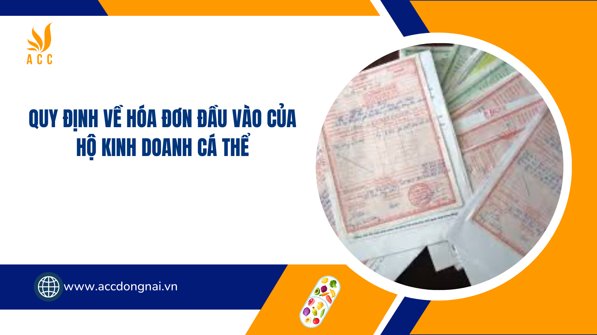 Quy định về hóa đơn đầu vào của hộ kinh doanh cá thể
