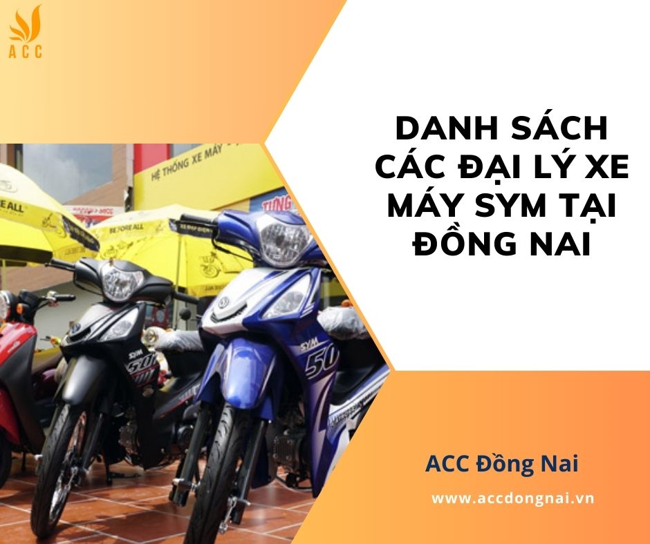 Danh sách các đại lý xe máy SYM tại Đồng Nai