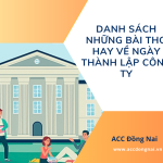 Danh sách những bài thơ hay về ngày thành lập công ty
