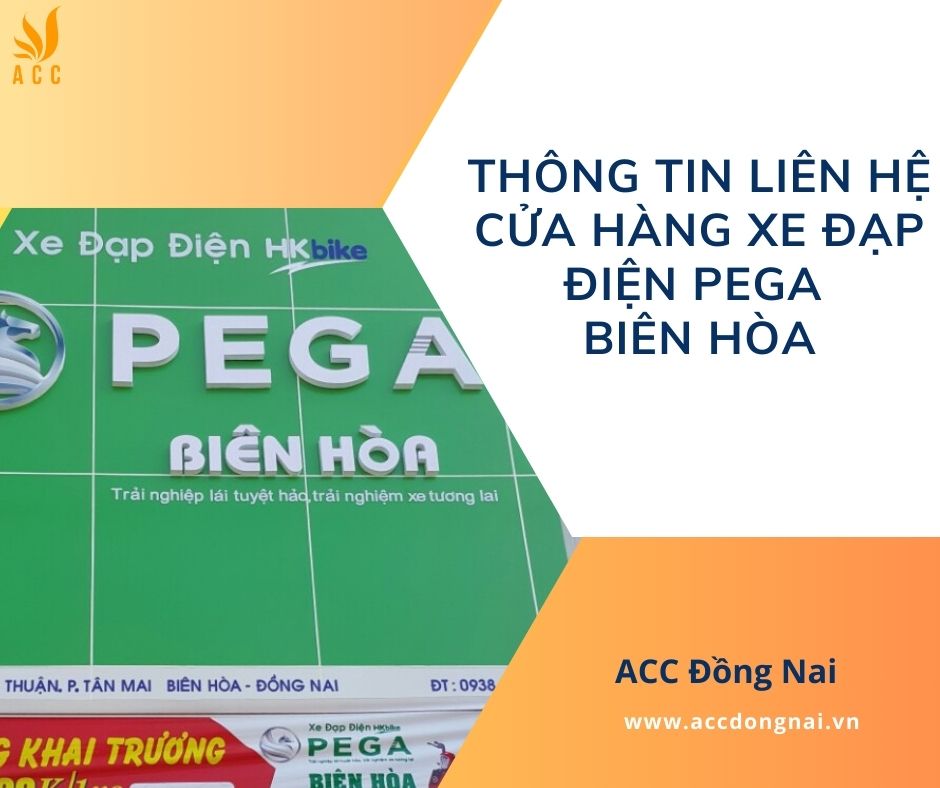 Thông tin liên hệ cửa hàng xe đạp điện Pega Biên Hòa