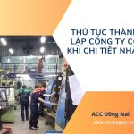Thành lập công ty cơ khí