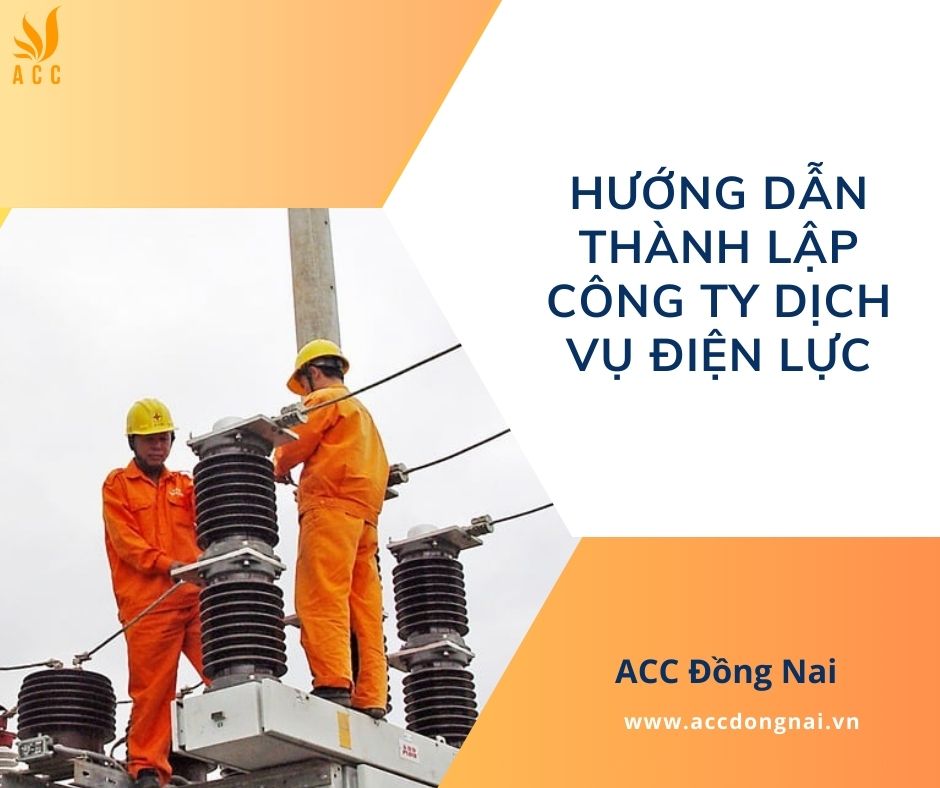 Thành lập công ty dịch vụ điện lực
