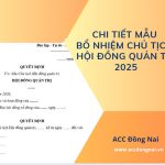 Chi tiết mẫu bổ nhiệm chủ tịch hội đồng quản trị 2025