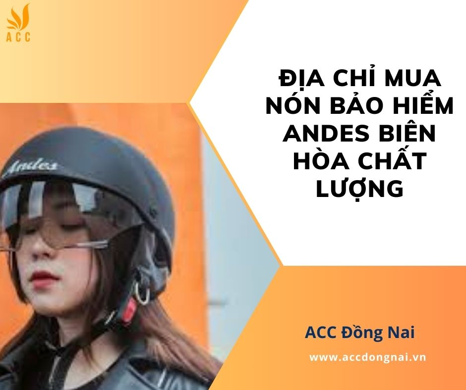 Địa chỉ mua nón bảo hiểm Andes Biên Hòa chất lượng