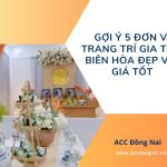 Gợi ý 5 đơn vị trang trí gia tiên Biên Hòa đẹp với giá tốt