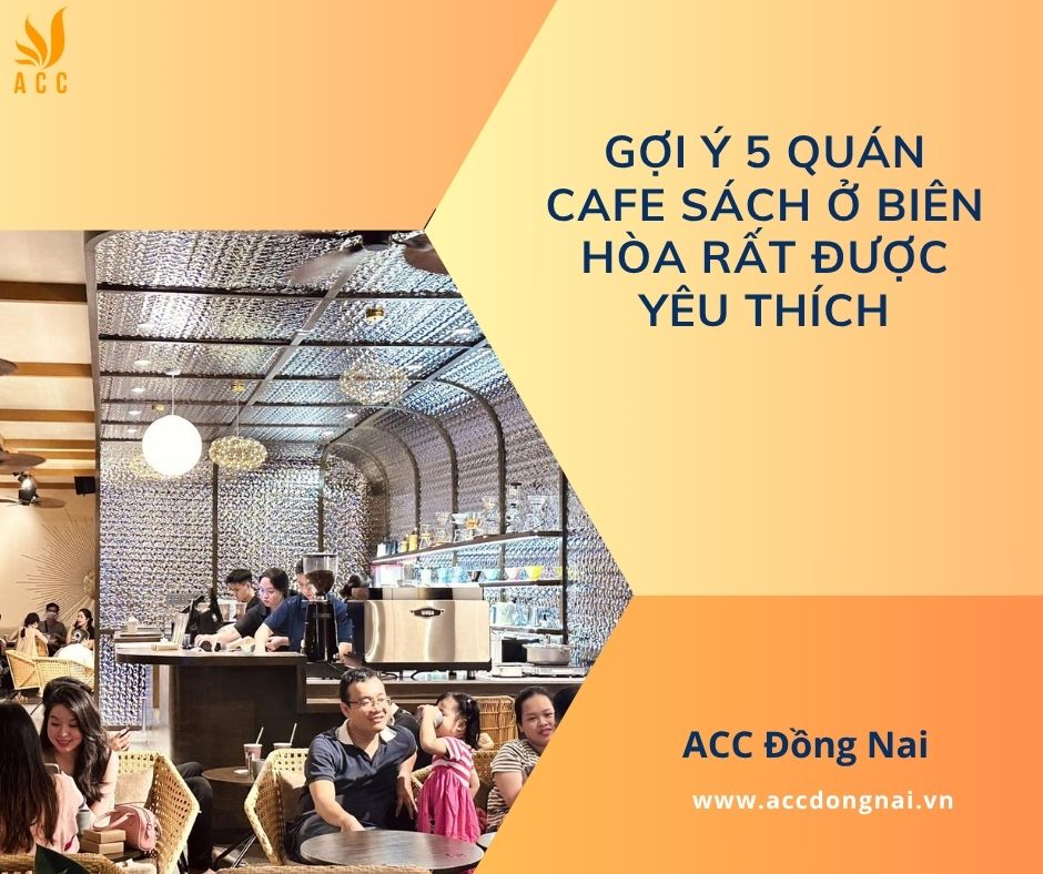 Gợi ý 5 quán cafe sách ở Biên Hòa rất được yêu thích