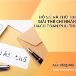 Giải thể chi nhánh hạch toán phụ thuộc