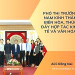 Phó Thị trưởng Nam Kinh thăm Biên Hòa, thúc đẩy hợp tác kinh tế và văn hóa