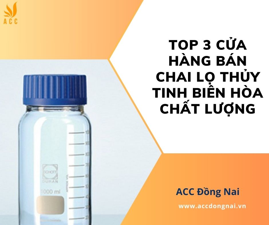 Top 3 cửa hàng bán chai lọ thủy tinh Biên Hòa chất lượng