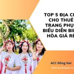 Cho thuê trang phục biểu diễn Biên Hòa