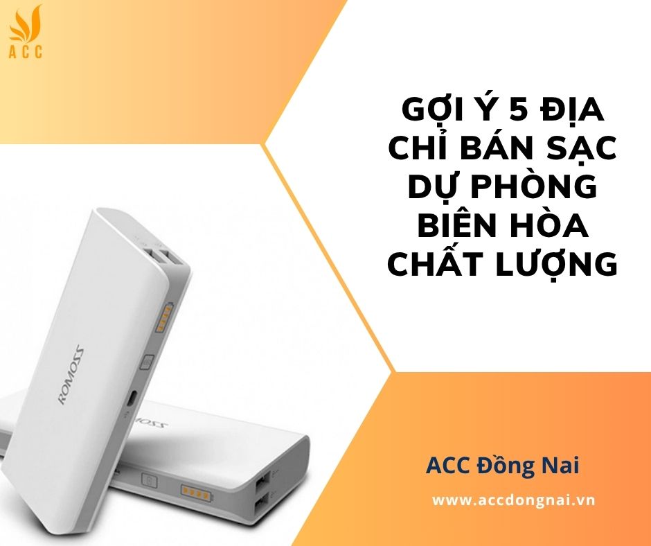 Gợi ý 5 địa chỉ bán sạc dự phòng Biên Hòa chất lượng