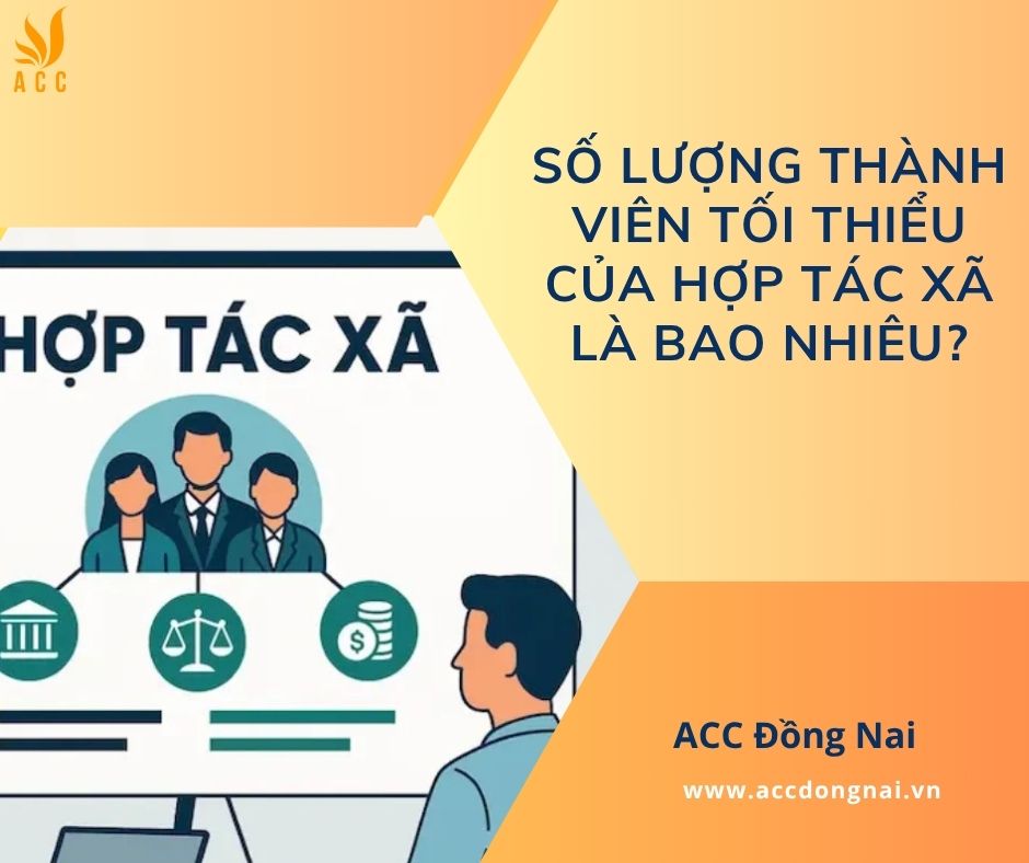 Số lượng thành viên tối thiểu của hợp tác xã là bao nhiêu?