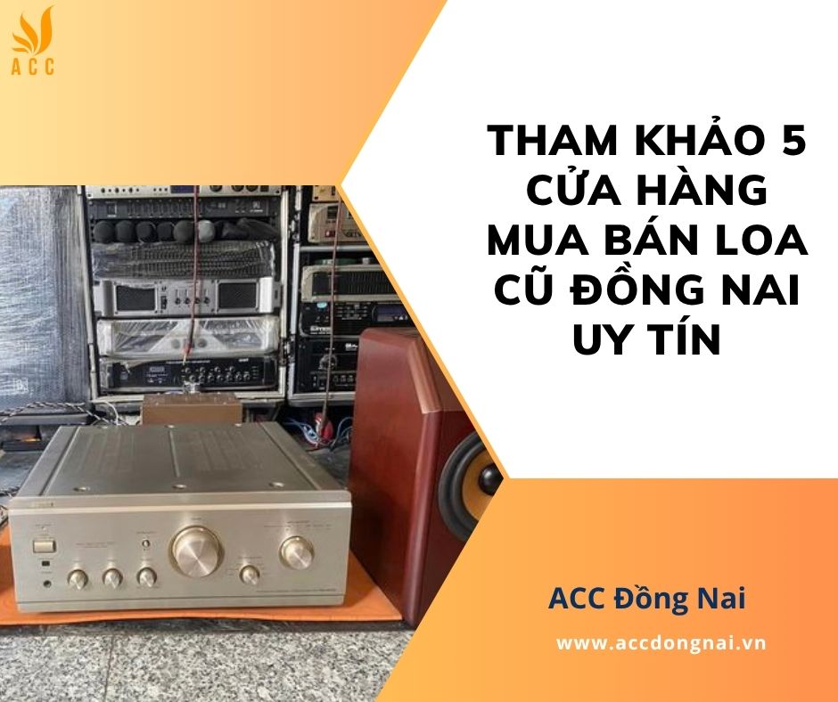 Tham khảo 5 cửa hàng mua bán loa cũ Đồng Nai uy tín