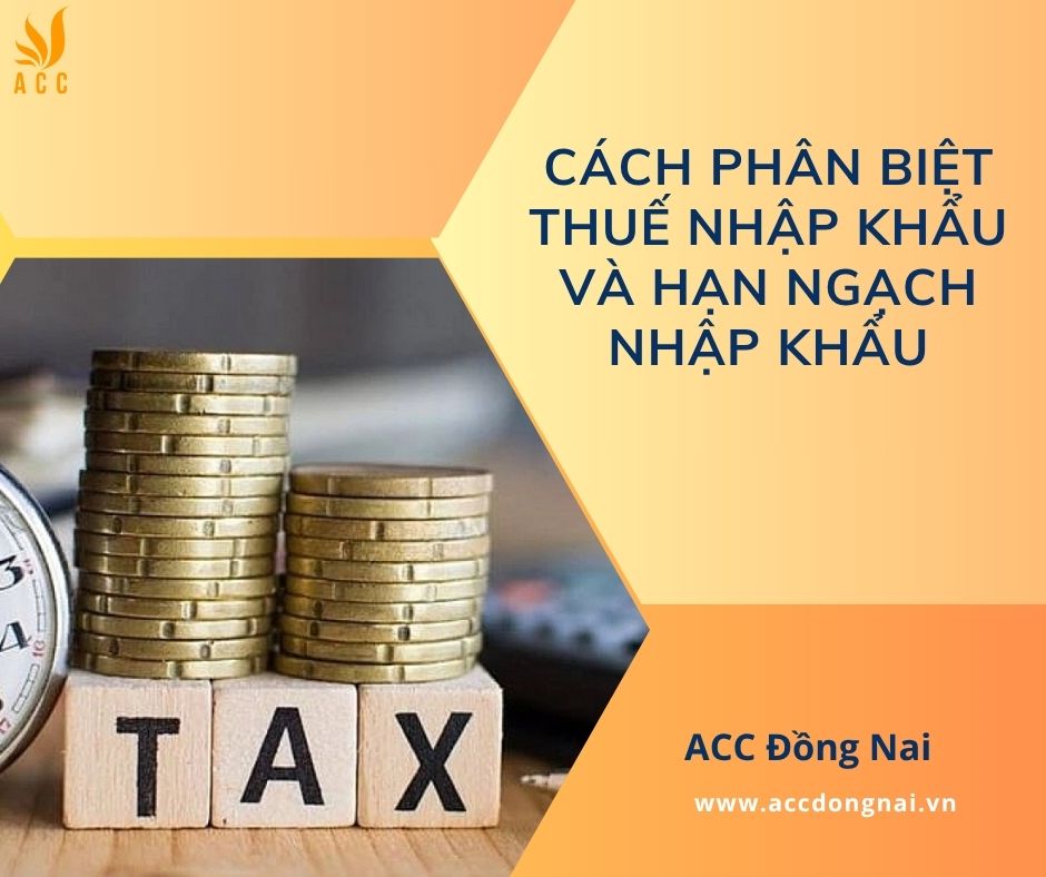 Cách phân biệt thuế nhập khẩu và hạn ngạch nhập khẩu