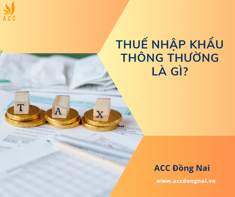 Thuế nhập khẩu thông thường là gì?
