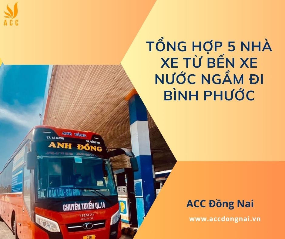 Tổng hợp 5 nhà xe từ bến xe Nước Ngầm đi Bình Phước