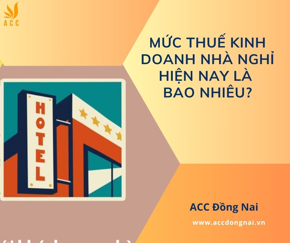 Mức thuế kinh doanh nhà nghỉ