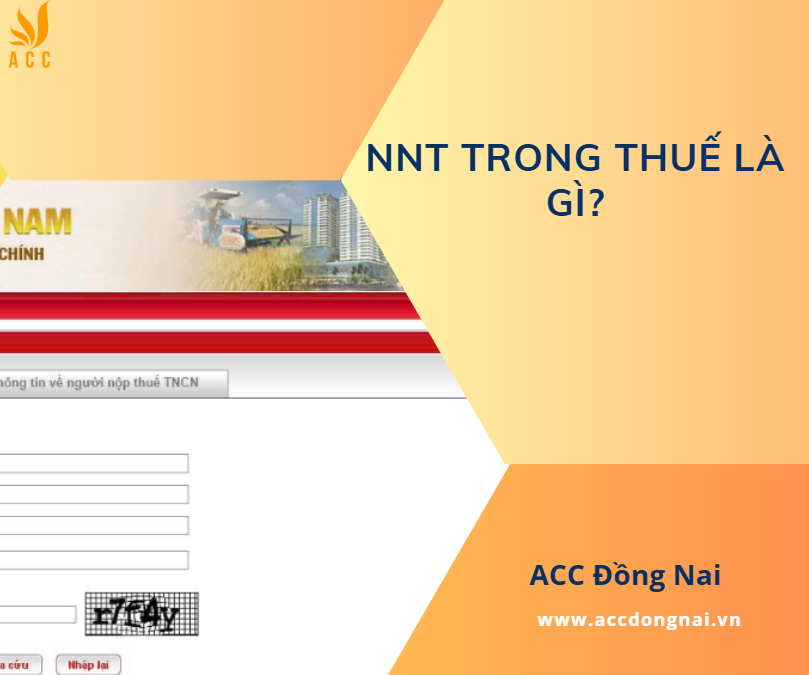 NNT trong thuế là gì?