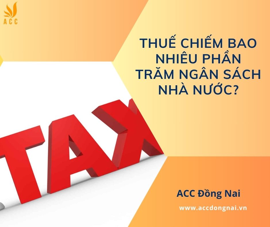 Thuế chiếm bao nhiêu phần trăm ngân sách nhà nước?