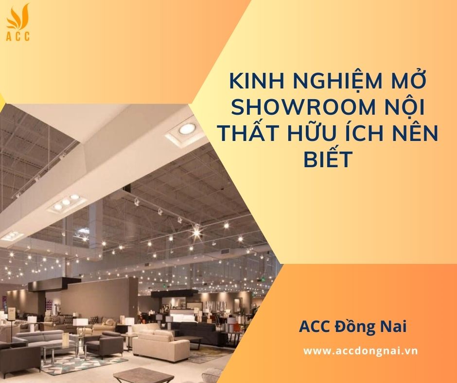 Kinh nghiệm mở showroom nội thất hữu ích nên biết