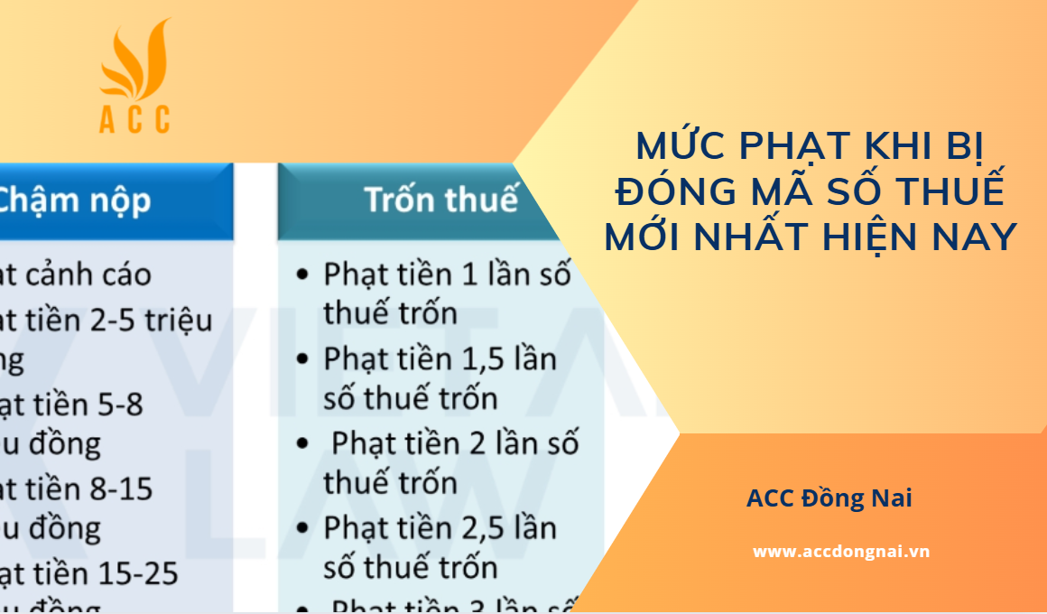 Mức phạt khi bị đóng mã số thuế mới nhất hiện nay