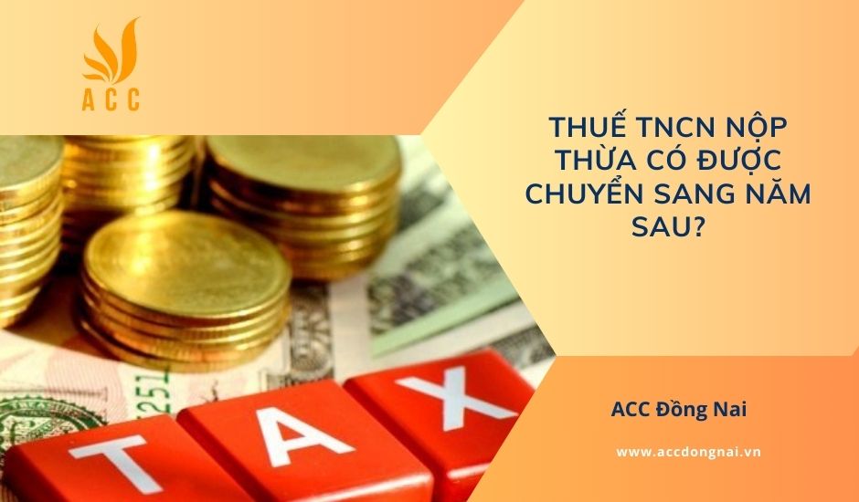 Thuế TNCN nộp thừa có được chuyển sang năm sau?