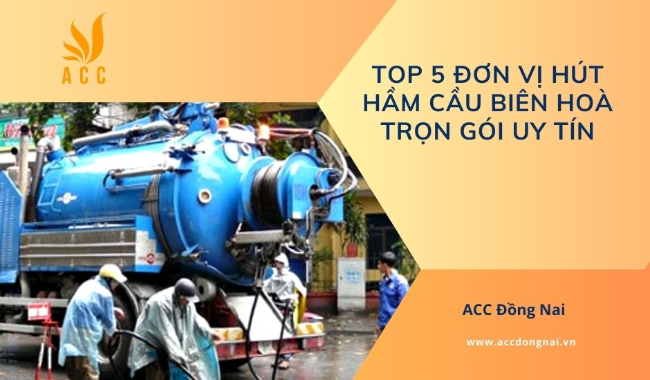 Top 5 đơn vị hút hầm cầu Biên Hoà trọn gói uy tín
