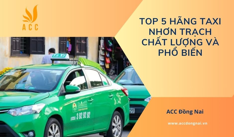 Top 5 hãng taxi Nhơn Trạch chất lượng và phổ biến