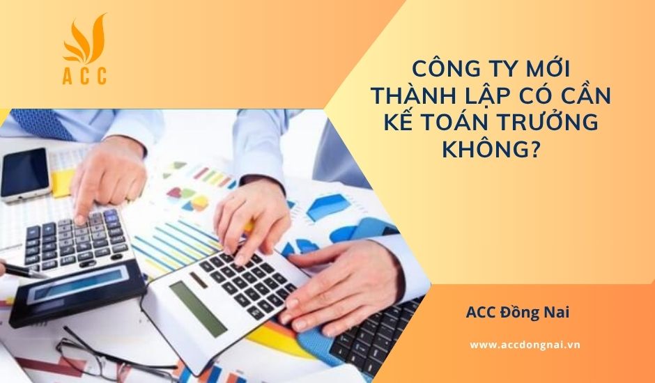 Công ty mới thành lập có cần kế toán trưởng không?